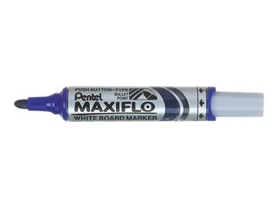 Pentel MAXIFLO - Marqueur effaçable - pointe ogive large - bleu