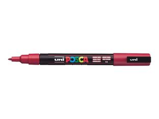 Posca - Marqueur peinture pointe fine - rouge foncé