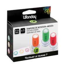 Wonday - 3 Tampons encreur "notation" - 16 mm