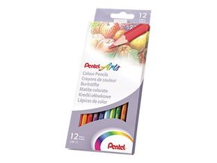 Pentel - 12 Crayons de couleur