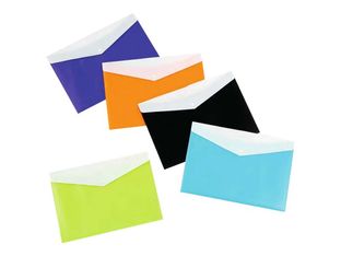 Viquel - Enveloppe plate polypro - double poche - A4 - disponible dans différentes couleurs