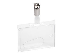 Durable - 20 Portes badge de nom à pince - 54 x 85 mm