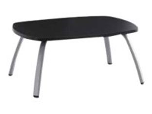 Table basse AINHOA - côtés arrondis - anthracite