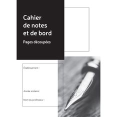 Exacompta - Cahier de notes et de bord du professeur - 26 matières - 48 pages - A4