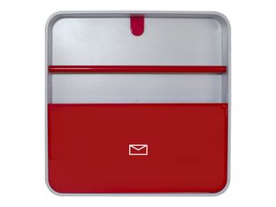 Armoire murale multiBox "Document Holder" - blanc/rouge