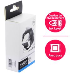 SWITCH - 20 ml - negro - compatible - refabricado - cartucho de tinta - para HP AMP 130; Deskjet 26XX, 37XX; ENVY 50XX