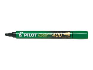 Pilot 400 - Marqueur permanent - pointe biseau large - vert