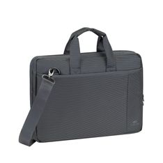 RIVACASE Central - Sacoche pour ordinateur portable - 15,6" - gris