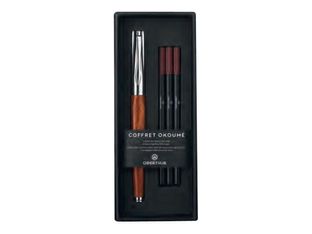 Oberthur Okoumé - Roller bois de rose + 3 recharges