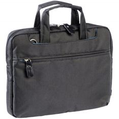 CRISTO - Sacoche pour ordinateur portable 17" - noir et bleu