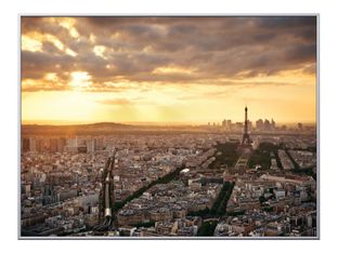 Cadre de décoration plexi/alu - 61 x 81 cm - Paris