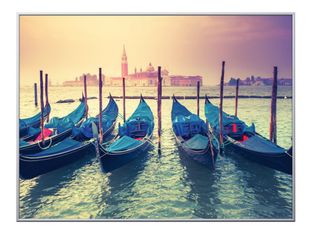 Cadre de décoration plexi/alu - 61 x 81 cm - Venise