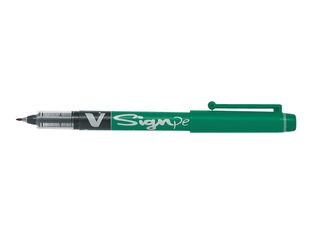 Pilot V Sign Pen - Pack de 12 feutres fins - vert