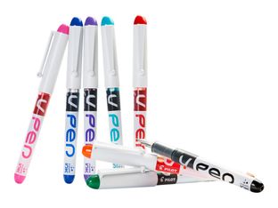 Pilot V Pen - 12 Stylos plume - noir - 0,4 mm - pointe moyenne