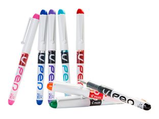 Pilot V Pen - 12 Stylos plume - bleu - 0,4 mm - pointe moyenne