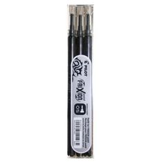 Pilot Frixion Ball - 36 recharges pour rollers effaçables - 0,5 mm - noir