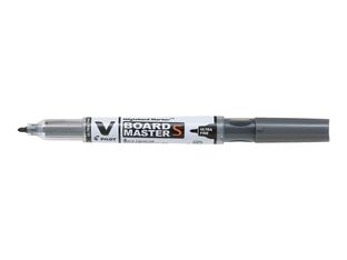 Pilot V BOARD MASTER S - Pack de 10 marqueurs effaçables - pointe ultra fine - noir