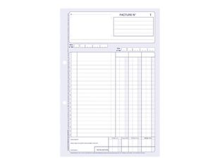 ELVE - 10 Manifolds Carnets de factures - 50 dupli - 21 x 14 cm