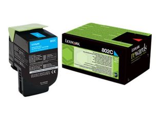 Lexmark 802S - cyan - cartouche laser d'origine
