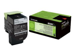 Lexmark 802S - noir - cartouche laser d'origine