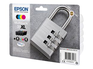 Epson 35XL Cadenas - Pack de 4 - noir, cyan, magenta, jaune - cartouche d'encre originale