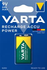 VARTA Accu power - 1 pile alcaline rechargeable - 6LR61 9V