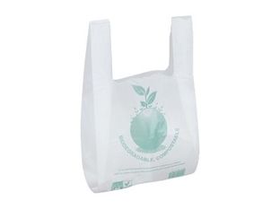 Logistipack - 1000 Sacs bretelles biodégradables - 45 x 26 x 12 cm