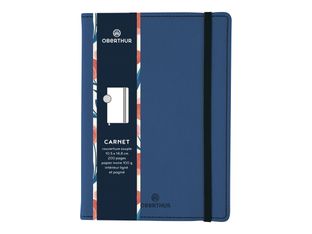Oberthur Carmen - Carnet de notes A6 - bleu azur