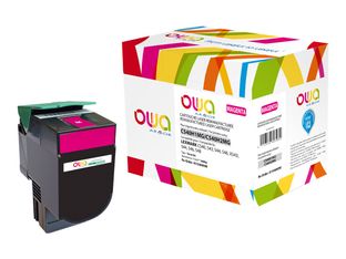 Cartouche laser remanufacturée Lexmark C540H - magenta - Owa