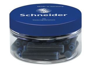 Schneider - 30 cartouches d'encre - bleu