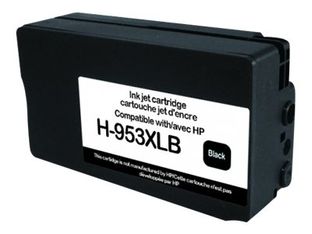 UPrint H-953XLB - 50 ml - negro - compatible - refabricado - cartucho de tinta (alternativa para: HP 953XL) - para HP Officejet Pro 7740, 8210, 8216, 8218, 8710, 8720, 8730, 8740
