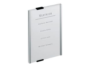 Durable Info Sign - Plaque de porte personnalisable - A4 portrait