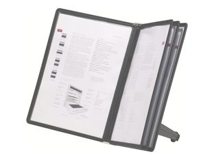 Durable Sherpa - Pupitre de table (lutrin) avec 5 pochettes A4