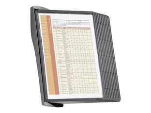 Durable Sherpa Style - Support mural de consultation avec 10 pochettes A4 - kit de fixation fourni