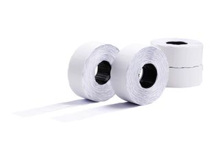 Avery - 10 rouleaux de 1200 étiquettes pour étiqueteuse 2 lignes - 16 x 26 mm - Blanc