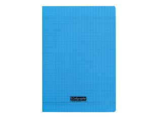 Calligraphe 8000 - Cahier polypro A4 (21x29,7 cm) - 48 pages - petits carreaux (5x5 mm) - disponible dans différentes couleurs