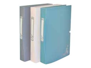 Oxford Pastel - Boîte de classement plastique - dos 40 mm - disponible dans différentes couleurs