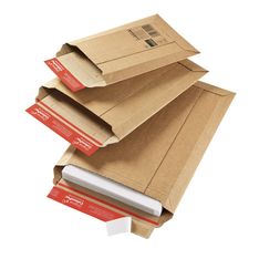 Pochette d'expédition adhésive - 29 cm x 40 cm - kraft - Logistipack