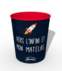 Quo Vadis Shaman - Corbeille à papier métallique