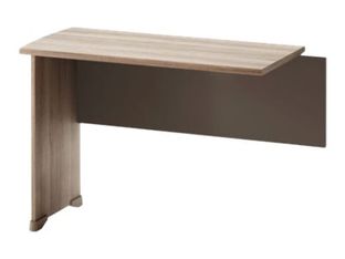 Retour pour fixation direct sur bureau JAZZ+ - L100 x H74 x P45 - Chêne gris