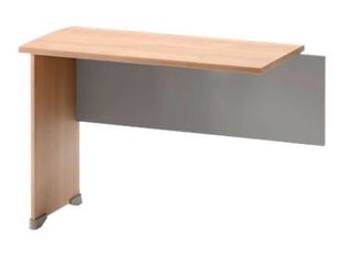 Retour pour fixation direct sur bureau JAZZ+ - L100 x H74 x P45 - Hêtre