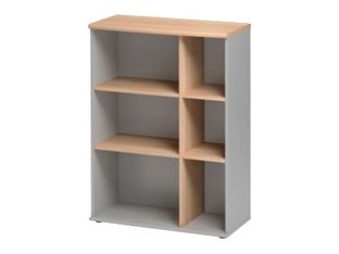 Bibliothèque JAZZ+ - L80 x H112 x P39 - 6 niches - Hêtre