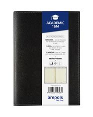 Agenda Calpe Academic 16 mois - 1 semaine sur 2 pages - 15 x 21 cm - noir - Brepols