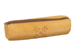 Trousse ronde Oxbow - 1 compartiment - cuir - Hamelin