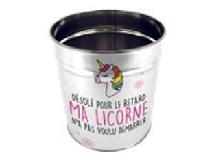 VINCO LICORNE - corbeille à papier
