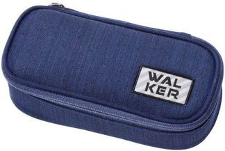 Walker Trousse Plumier Paradise blue Noir & turquoise 1 compartiment  