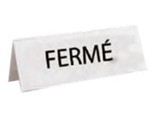 INOVSHOP - Chevalet porte nom 297 x 105 mm