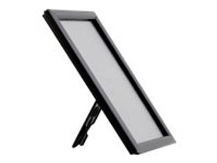 INOVSHOP Ecoframe - Cadre porte-affiche clippant à poser ou à fixer au mur - A6 - noir