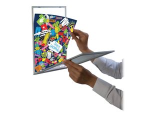 INOVSHOP - Porte-visuel d'information adhésif noir