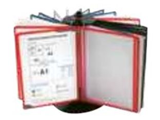 INOVSHOP - Lutrin de comptoir rotatif en métal - vendu sans les pochettes